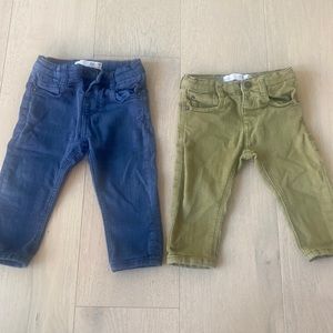 Zara baby boy skinny jeans 9-12 months